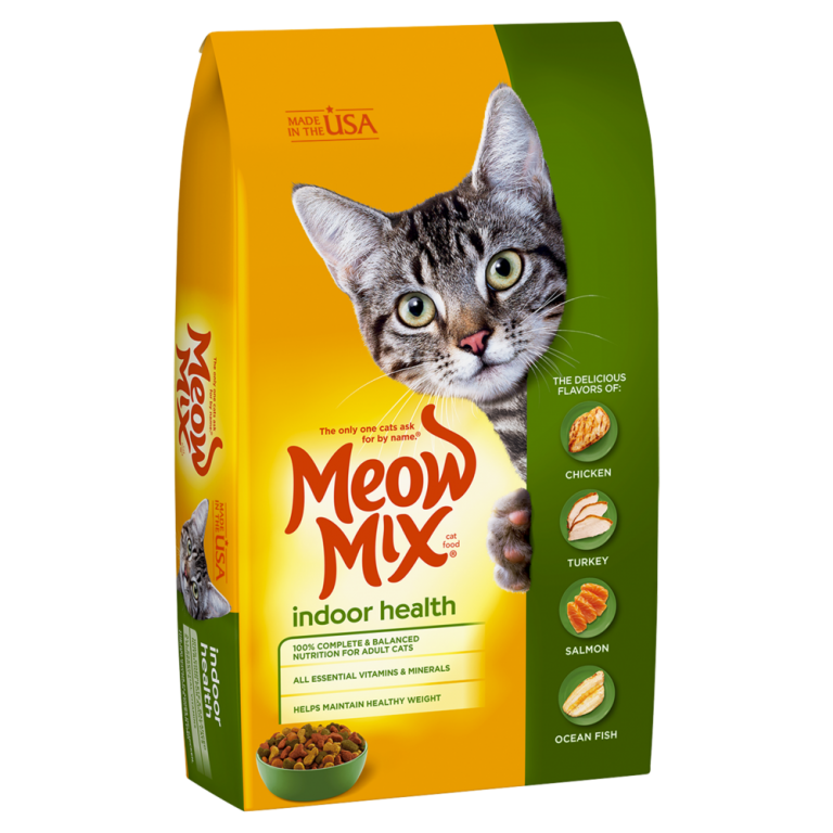 Meow Mix Indoor Health Chicken, Turkey, Salmon & Ocean Fish Dry Cat Food