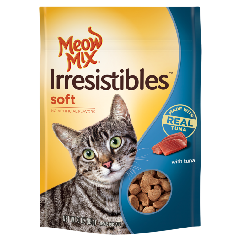 Meow Mix Irresistibles Real Tuna Soft Cat Treats