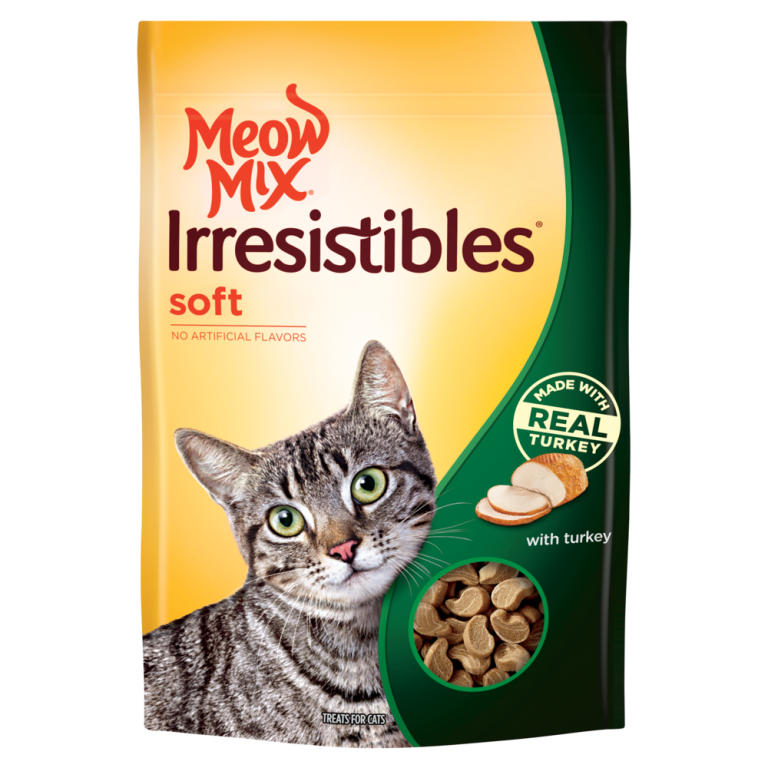 Meow Mix Irresistibles Real Turkey Soft Cat Treats