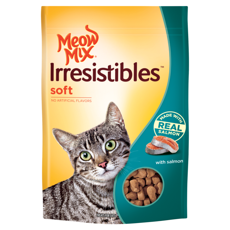 Meow Mix Irresistibles Real Salmon Soft Cat Treats