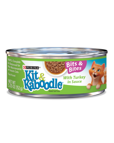 Kit & Kaboodle Bits & Bites Turkey In Sauce Wet Cat Food