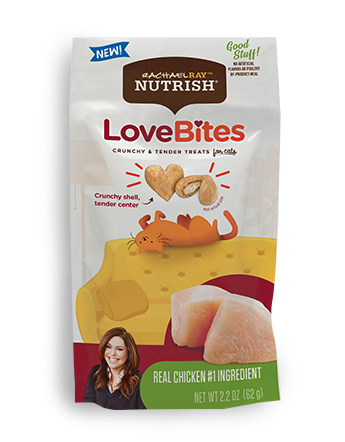 Nutrish Love Bites Real Chicken Crunchy & Tender Cat Treats