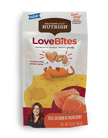 Nutrish Love Bites Real Salmon Crunchy & Tender Cat Treats
