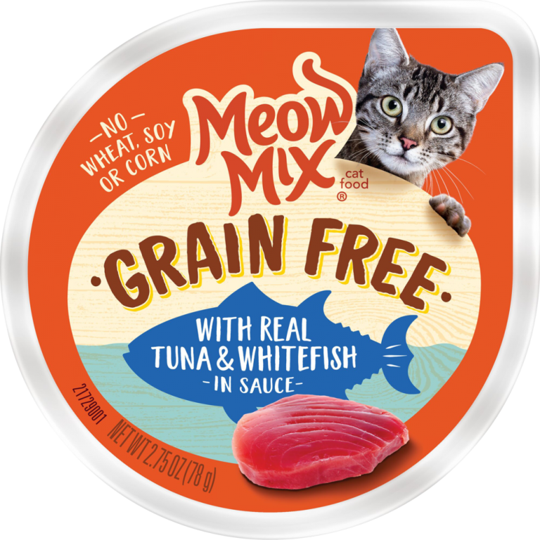 Meow Mix Grain Free Real Tuna & Whitefish In Sauce Wet Cat Food