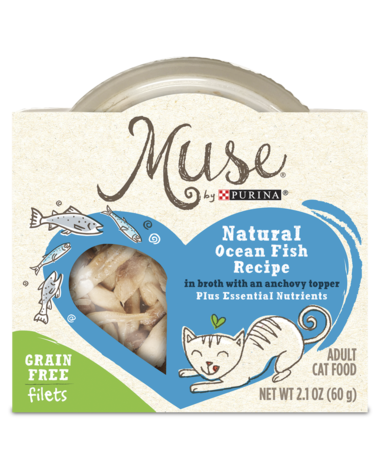 Muse Grain Free Filets Natural Ocean Fish Recipe Wet Cat Food