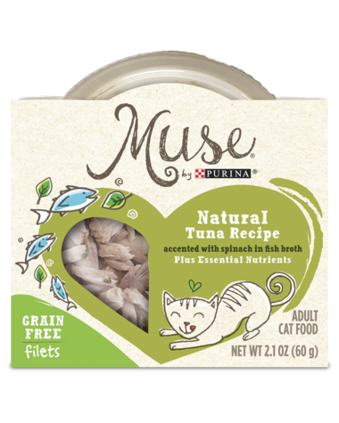 Muse Grain Free Filets Natural Tuna Recipe Wet Cat Food
