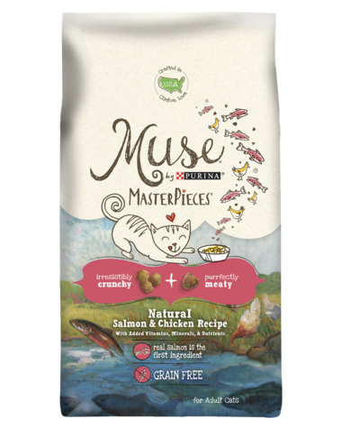 Muse MasterPieces Natural Salmon & Chicken Recipe Dry Cat Food