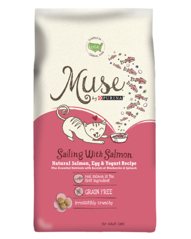 Muse Sailing With Salmon Natural Salmon, Egg & Yoghurt Recipe Dry Cat Food