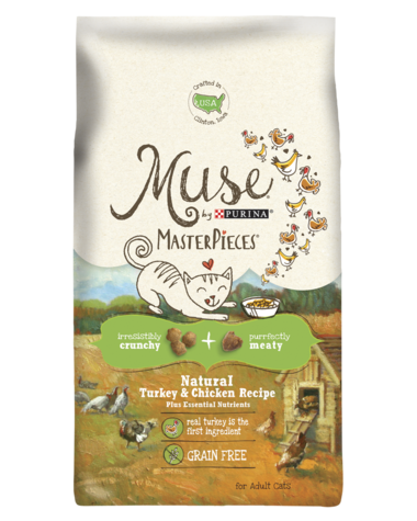 Muse MasterPieces Natural Turkey & Chicken Recipe Dry Cat Food