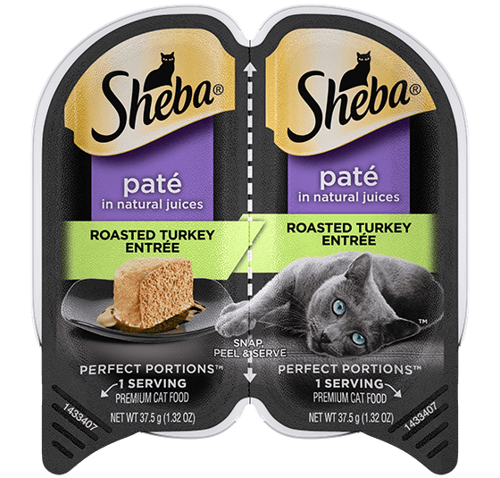 Sheba Paté Roasted Turkey Entrée Wet Cat Food