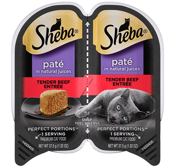 Sheba Paté Tender Beef Entrée Wet Cat Food