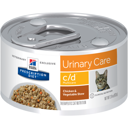 Hill’s Pet Prescription Diet C/D Urinary Care Chicken & Vegetable Stew Wet Cat Food