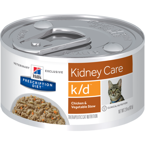 Hill’s Pet Prescription Diet K/D Kidney Care Chicken & Vegetable Stew Wet Cat Food