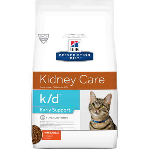 Hill’s Pet Prescription Diet K/D Early Support Kidney Care With Chicken Dry Cat Food