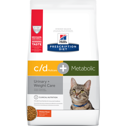 Hill’s Pet Prescription Diet C/D + Metabolic Chicken Flavor Dry Cat Food