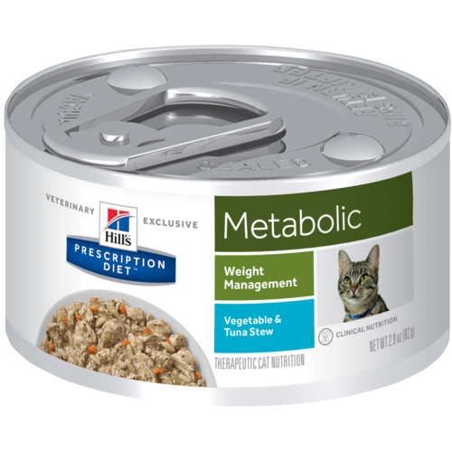 Hill’s Pet Prescription Diet Weight Management Metabolic Vegetable & Tuna Stew Wet Cat Food