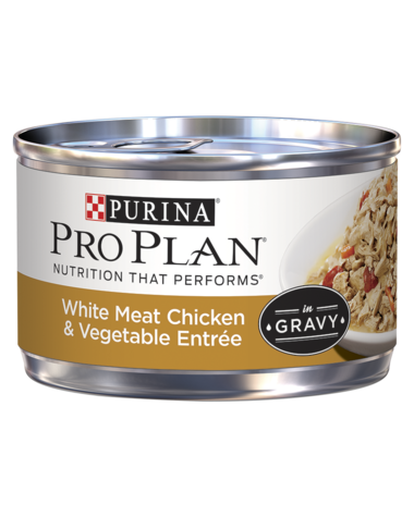 Purina Pro Plan White Meat Chicken & Vegetable Entrée In Gravy Wet Cat Food