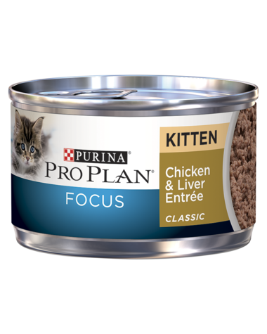 Purina Pro Plan Focus Chicken & Liver Entrée Wet Kitten Food