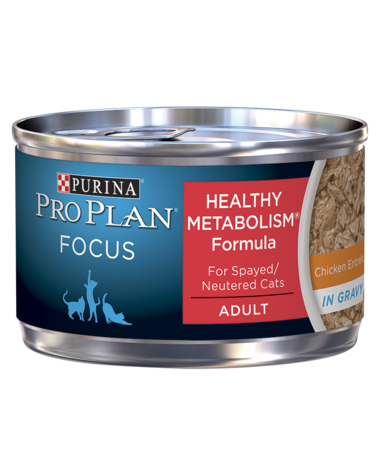 Purina Pro Plan Focus Healthy Metabolism Formula Chicken Entrée In Gravy Wet Cat Food