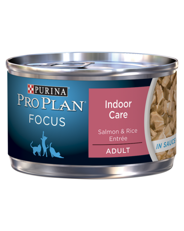 Purina Pro Plan Focus Indoor Care Salmon & Rice Entrée In Sauce Wet Cat Food