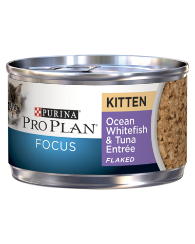 Purina Pro Plan Focus Ocean Whitefish & Tuna Entrée Wet Kitten Food
