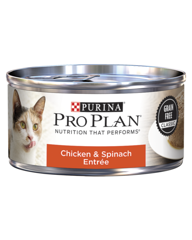 Purina Pro Plan Grain Free Chicken & Spinach Entrée Wet Cat Food