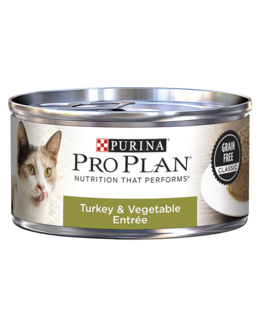 Purina Pro Plan Grain Free Turkey & Vegetable Entrée Wet Cat Food