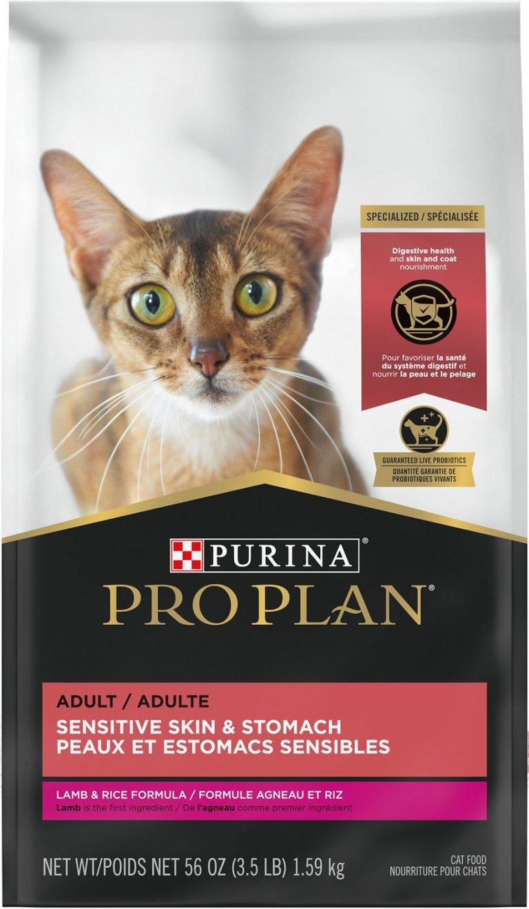 Purina Pro Plan Sensitive Skin & Stomach Lamb & Rice Formula Dry Cat Food