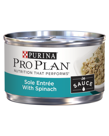 Purina Pro Plan Sole Entrée With Spinach In Sauce Wet Cat Food