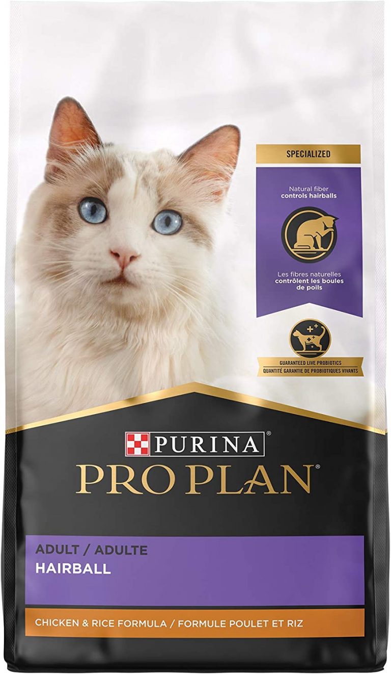 Purina Pro Plan Hairball Chicken & Rice Formula Dry Cat Food