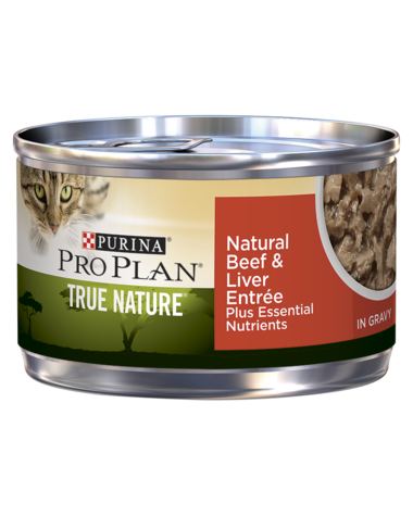 Purina Pro Plan True Nature Natural Beef & Liver Entrée In Gravy Wet Cat Food