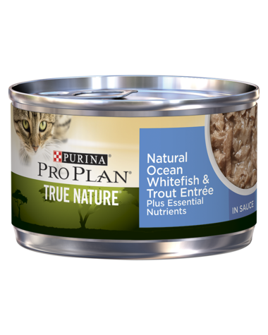 Purina Pro Plan True Nature Natural Ocean Whitefish & Trout Entrée In Sauce Wet Cat Food