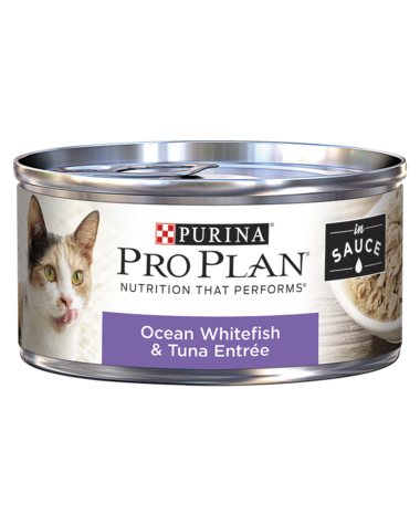 Purina Pro Plan Ocean Whitefish & Tuna Entrée In Sauce Wet Cat Food