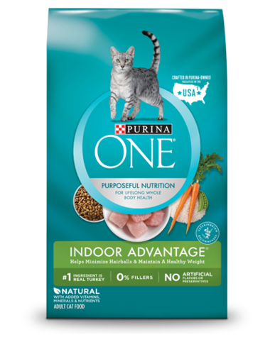 Purina ONE Indoor Advantage Real Turkey Dry Cat Food