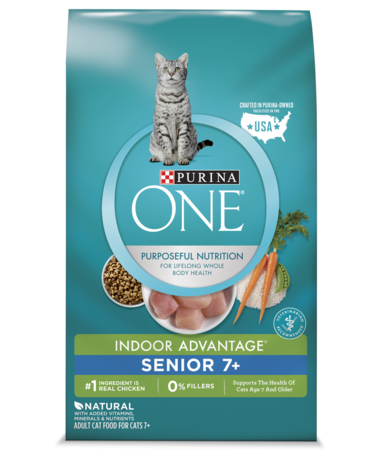Purina ONE Indoor Advantage Senior 7+ Real Chicken Dry Cat Food