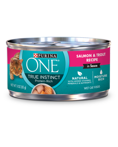 Purina ONE True Instinct Salmon & Trout Recipe In Sauce Wet Cat Food