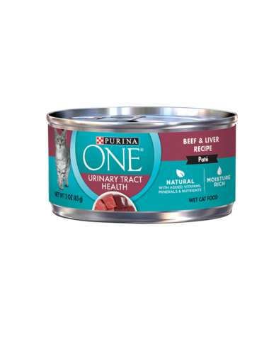 Purina ONE Urinary Tract Health Beef & Liver Recipe Paté Wet Cat Food