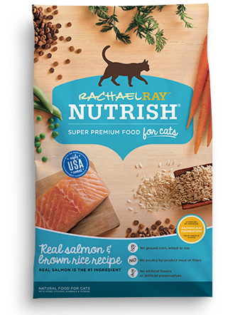 Nutrish Real Salmon & Brown Rice Recipe Dry Cat Food