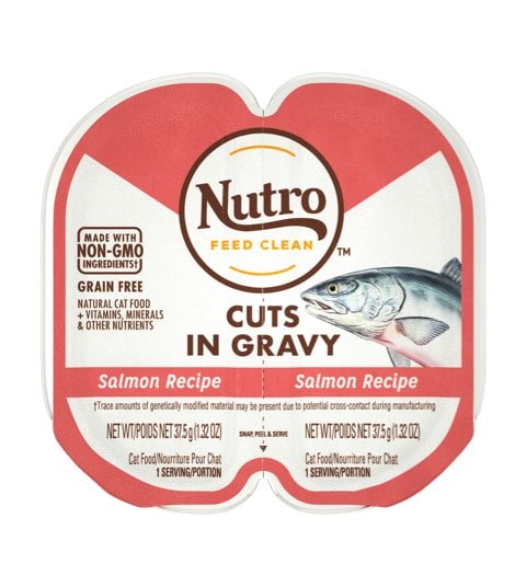 Nutro Cuts In Gravy Salmon Recipe Wet Cat Food