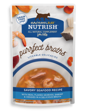 Nutrish Purrfect Broths Savory Seafood Recipe Wet Cat Food