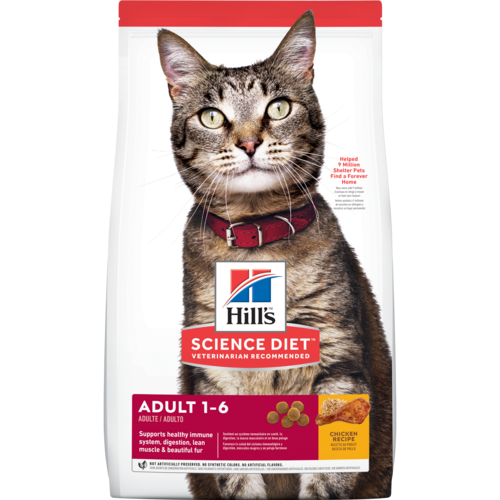 Hill’s Pet Science Diet Adult 1-6 Chicken Recipe Dry Cat Food