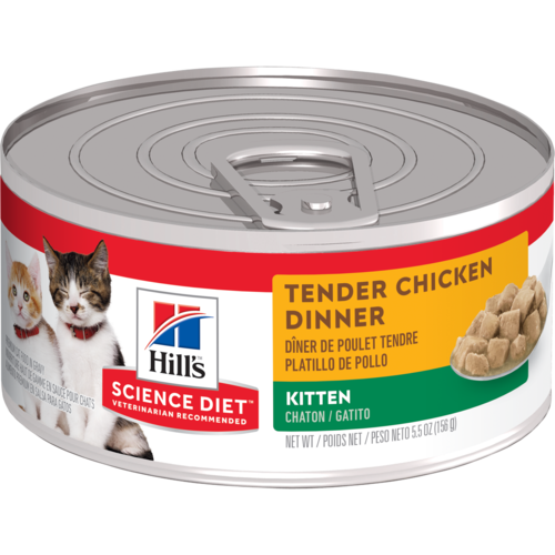 Hill’s Pet Science Diet Tender Chicken Dinner Wet Kitten Food