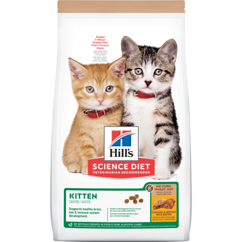Hill’s Pet Science Diet Chicken & Brown Rice Recipe Dry Kitten Food