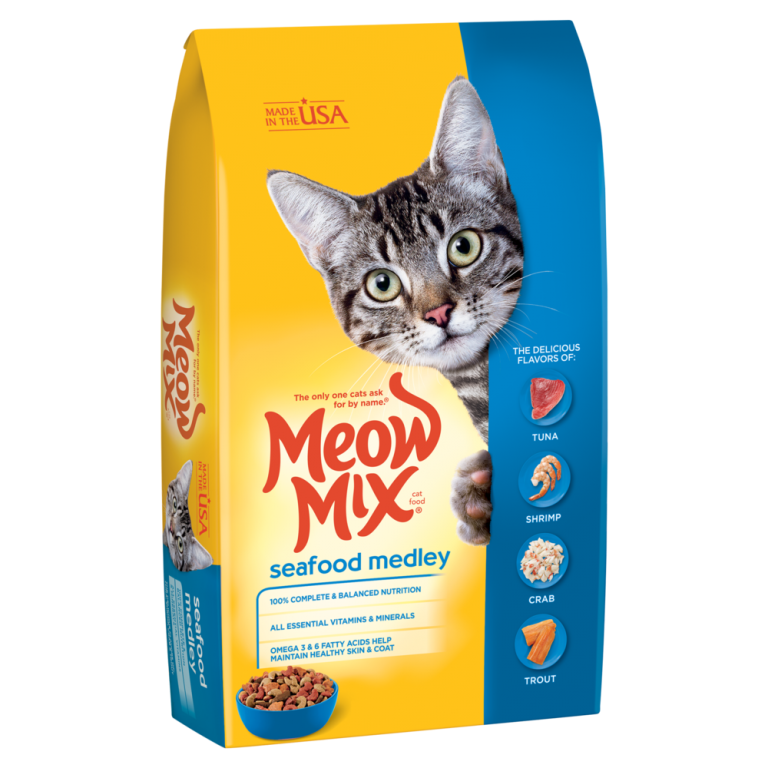 Meow Mix Seafood Medley Tuna, Shrimp, Crab & Trout Dry Cat Food