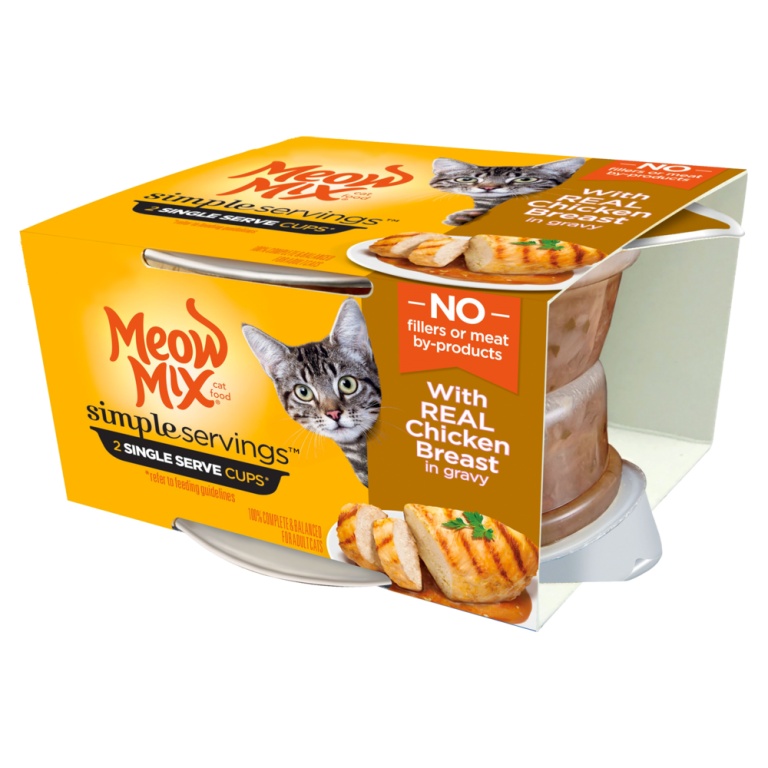 Meow Mix Simple Servings Real Chicken Breast In Gravy Wet Cat Food