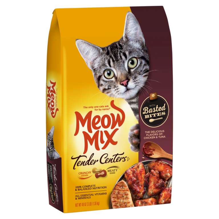 Meow Mix Tender Centers Basted Bites Chicken & Tuna Flavor Dry Cat Food