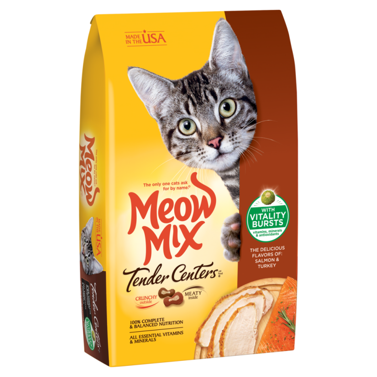Meow Mix Tender Centers Vitality Bursts Salmon & Turkey Flavor Dry Cat Food