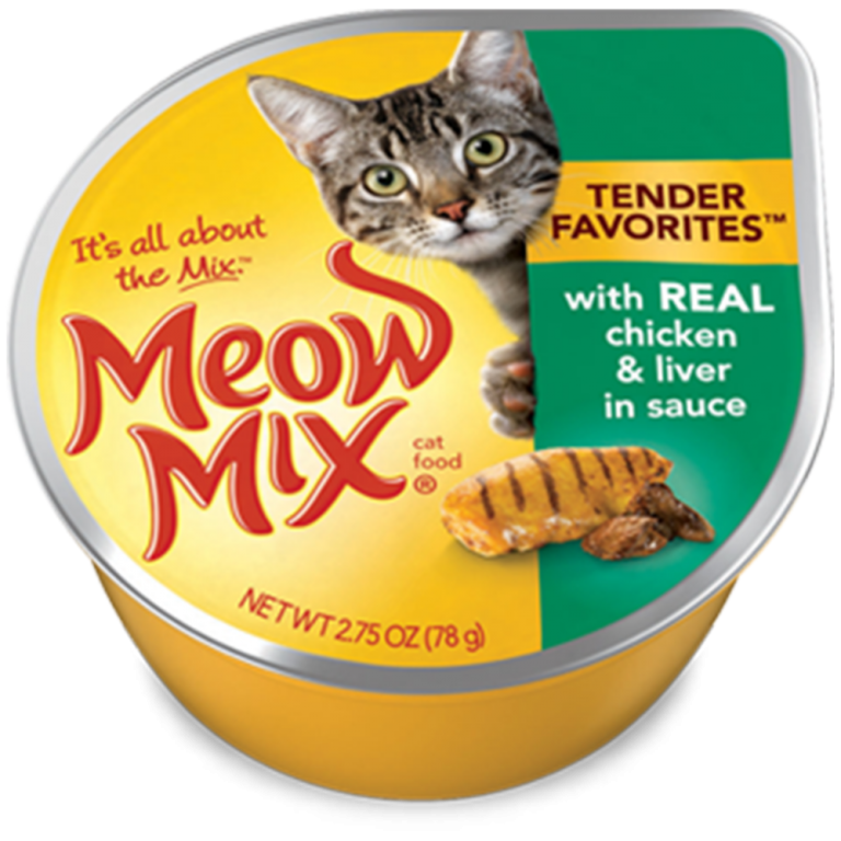 Meow Mix Tender Favorites Real Chicken & Liver In Sauce Wet Cat Food