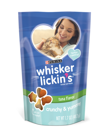 Whisker Lickin′s Crunchy & Yummy Tuna Flavor Cat Treats